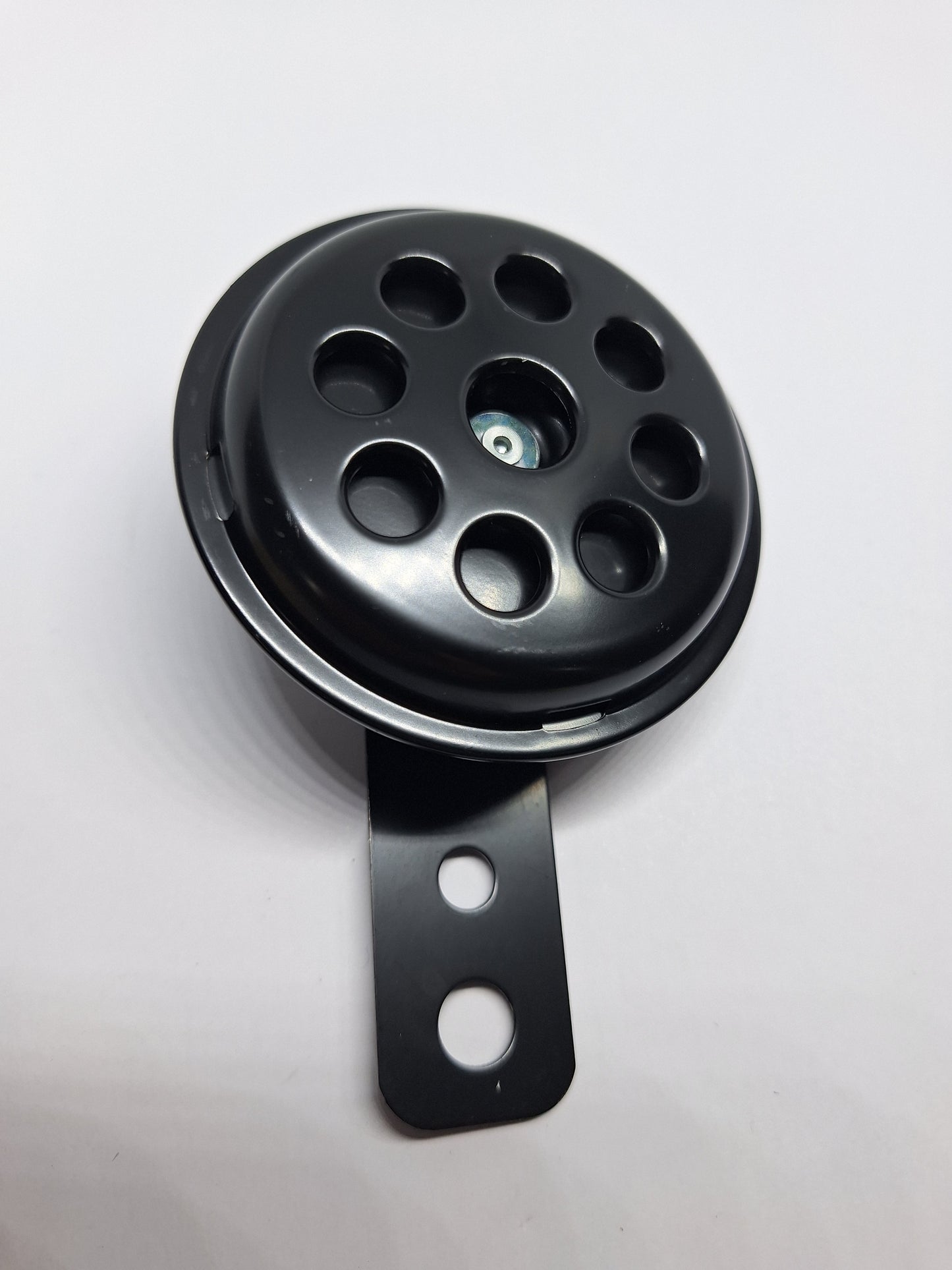 Claxon rond 12 volt zwart wisselspanning AC