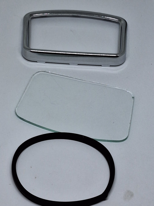 Tellerrand, Glas en rubber model Lucia / Huret NOS