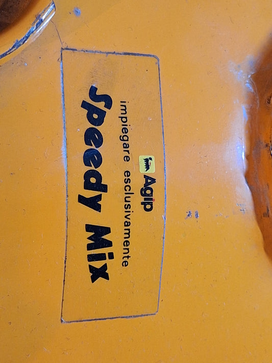 Sticker AGIP speedy mix Benelli Motobi Guzzi zwart