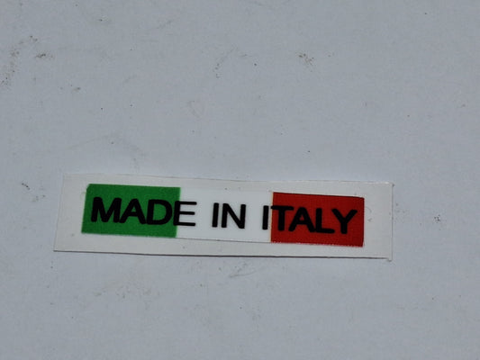 Sticker Made in Italy Benelli / MotoBi / Moto Guzzi