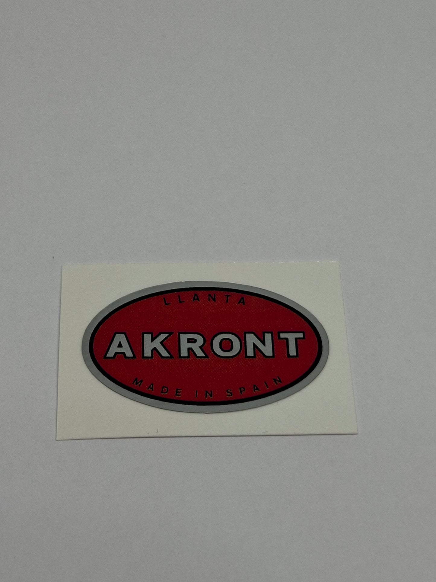 Sticker Akront Tomos NTX (CTX?) velg rood