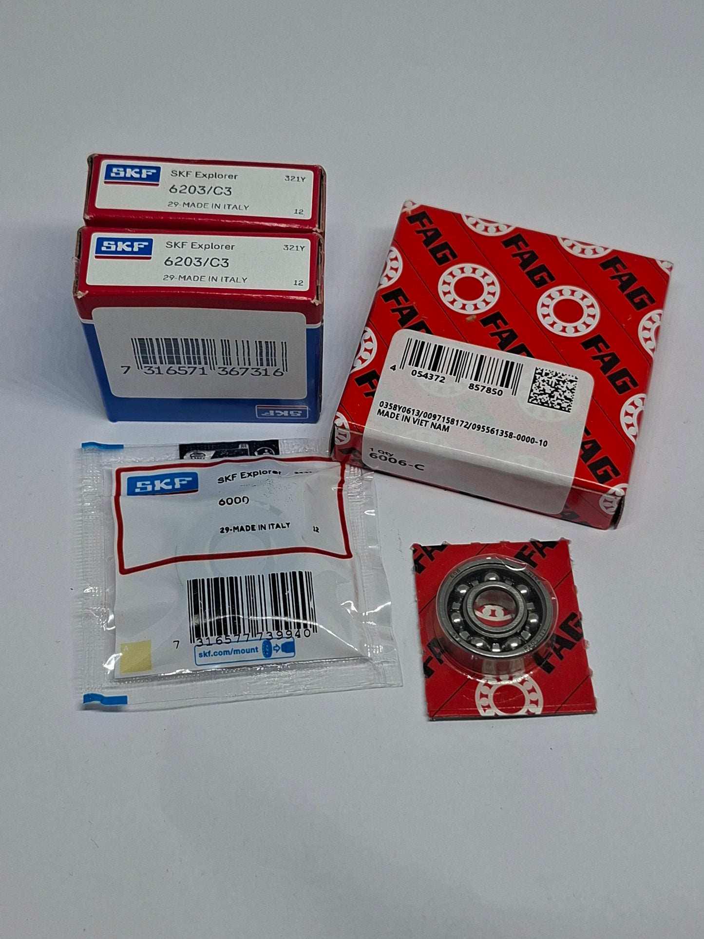 Lagerset klein Tomos A35 / A52 / A55