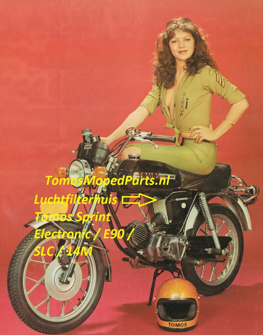 Luchtfilterhuis Tomos Sprint Electronic / E90 / SLC / 14M