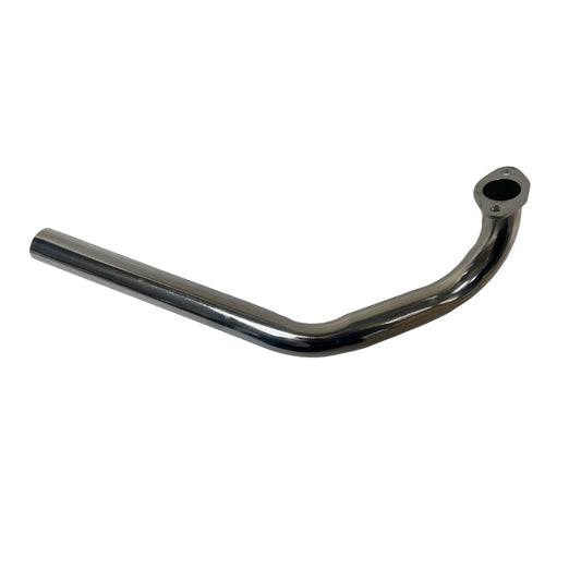 Uitlaatbocht Tomos 2L / 3L / Puch MV / VS / VZ50 28mm chroom