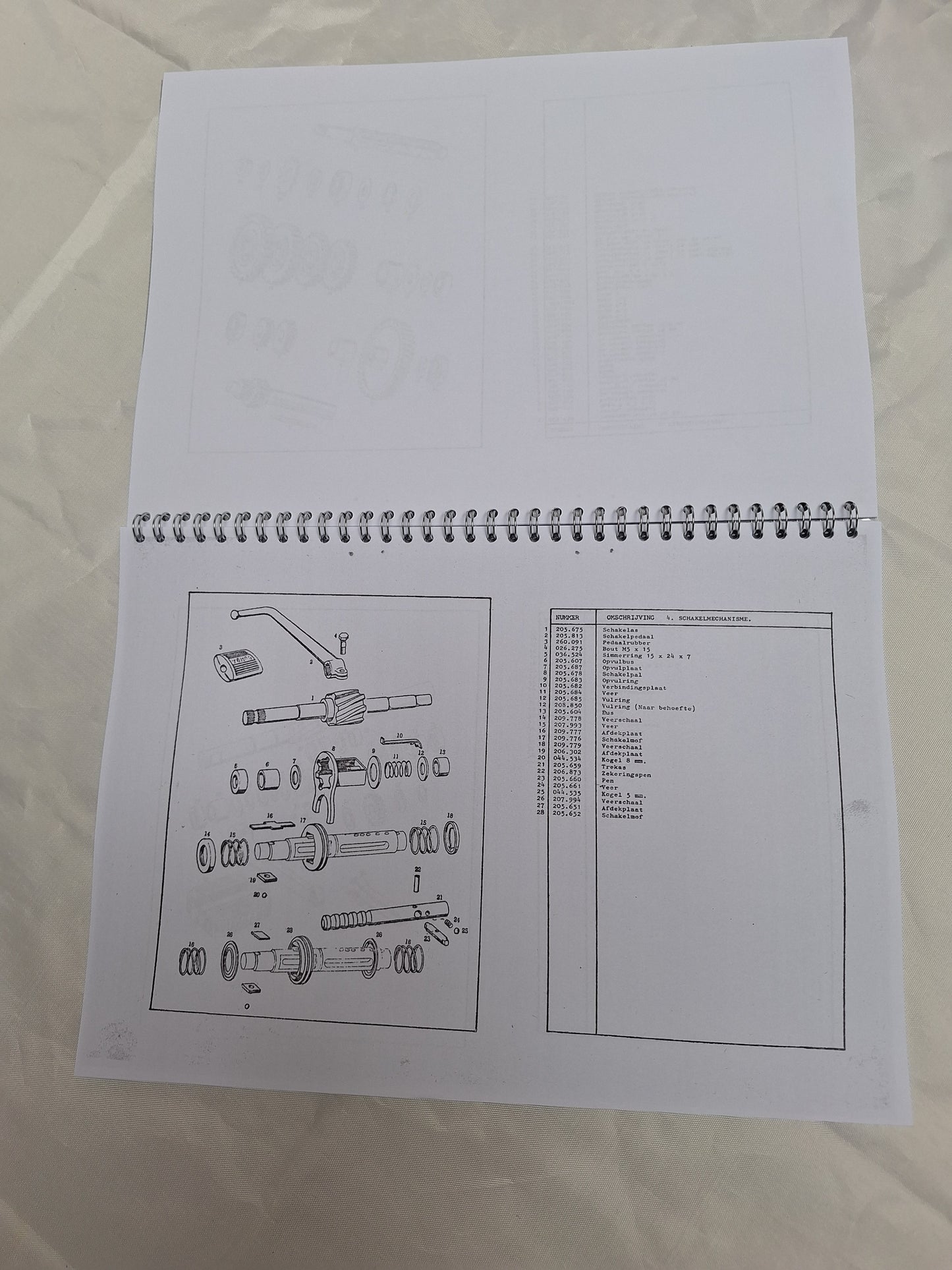 Onderdelencatalogus Tomos 4L / 4TL / T4L