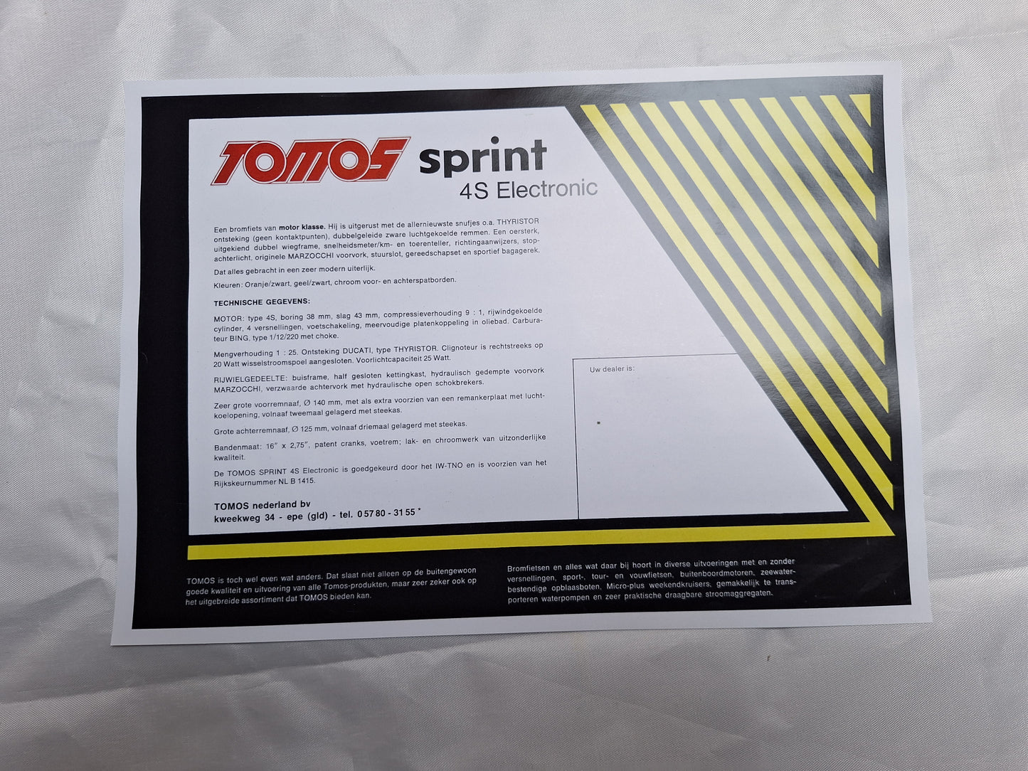 Folder Tomos Sprint 4S Electronic