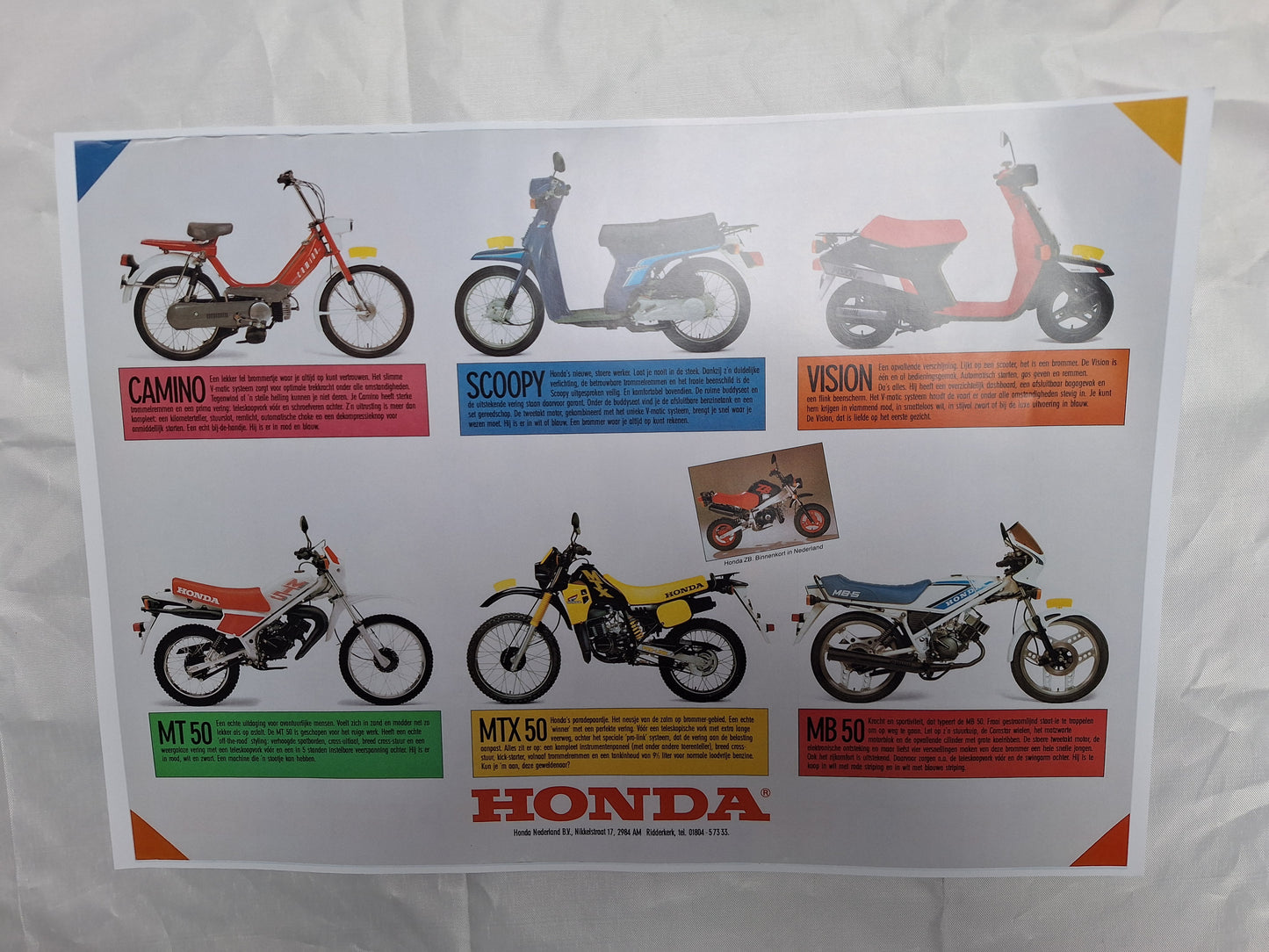 Poster Honda A3 formaat