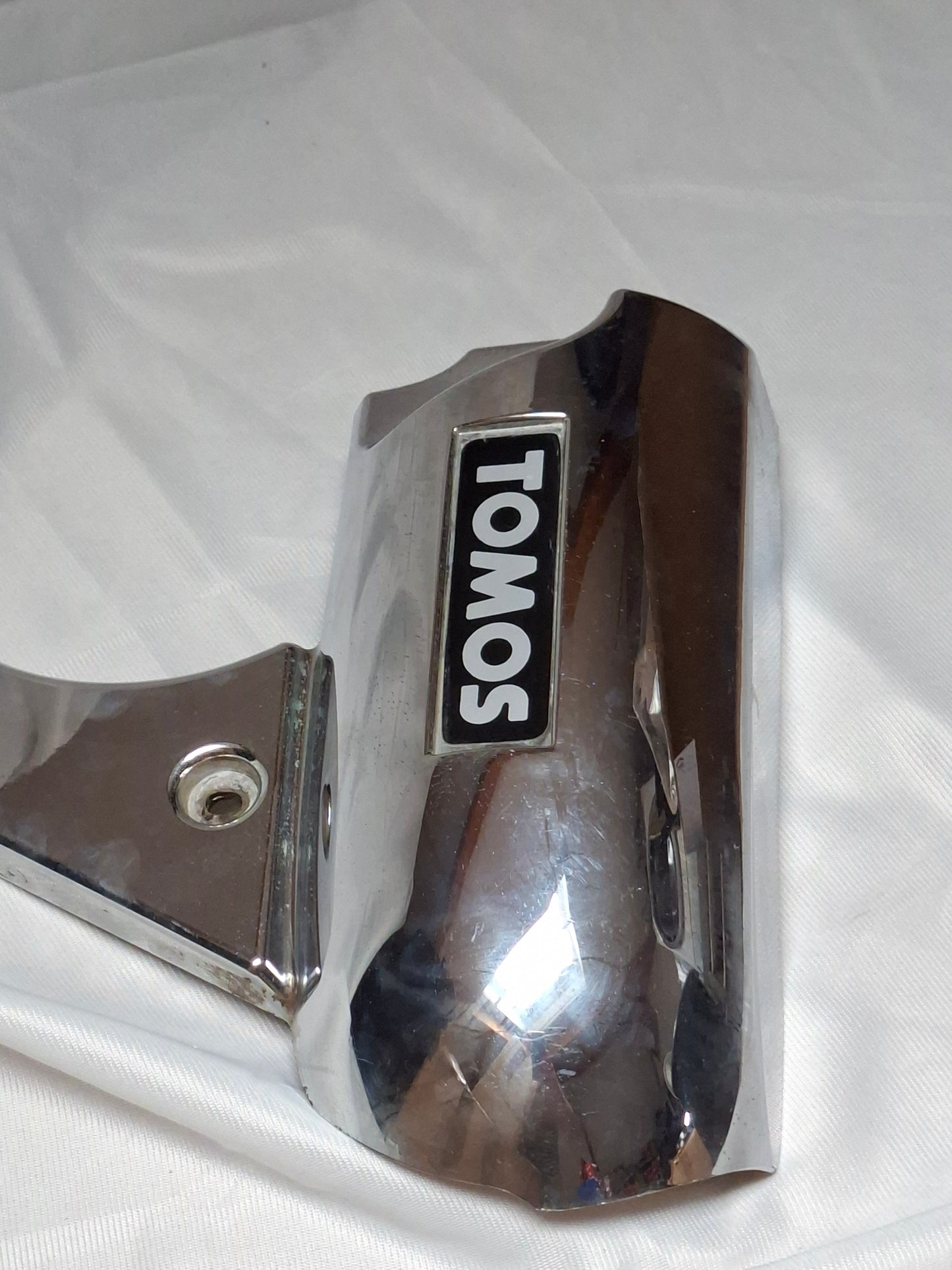 Motorscherm Tomos Revival links chroom