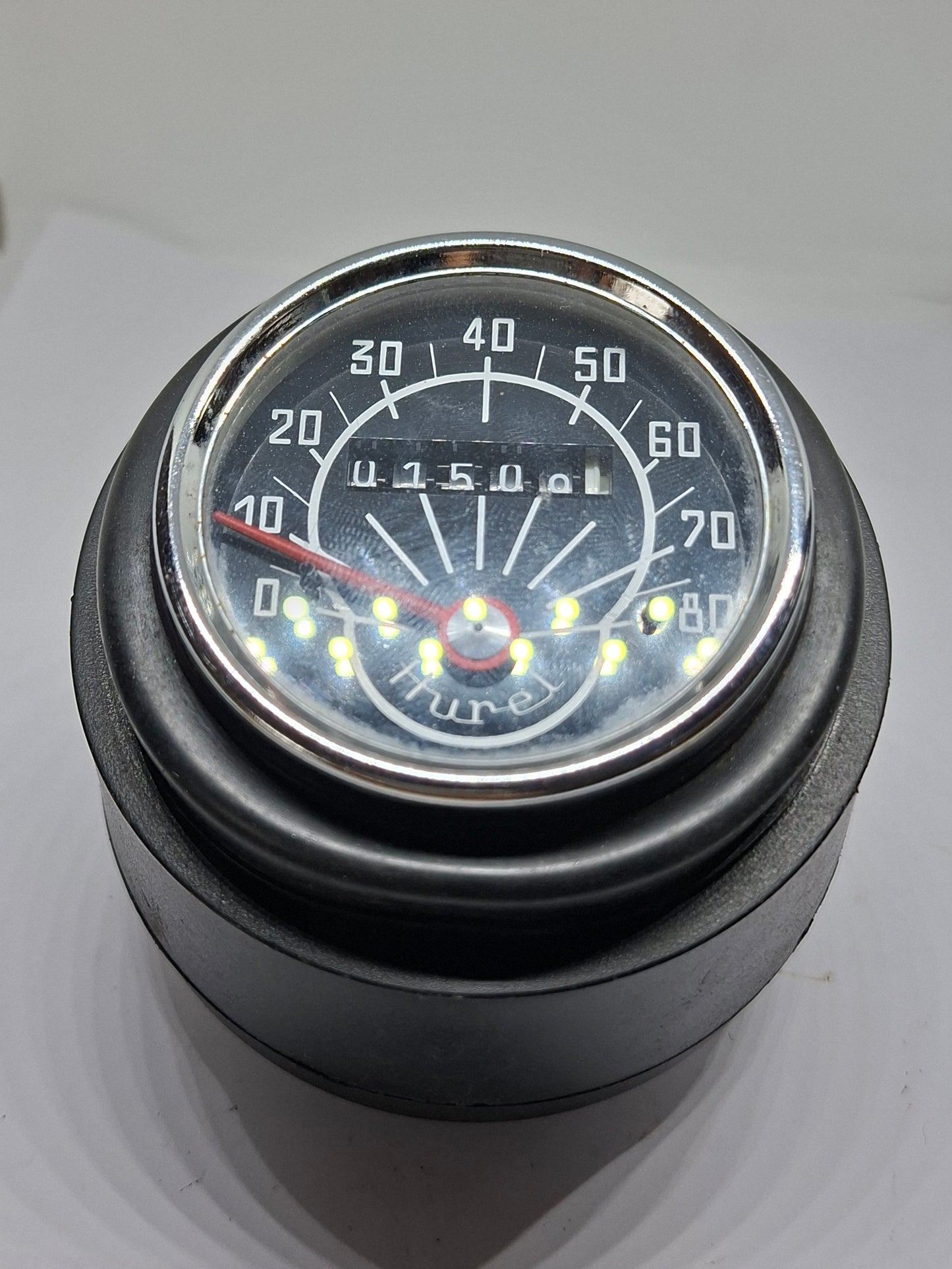 Kilometerteller Huret 60mm 80km/u zwart 1509km