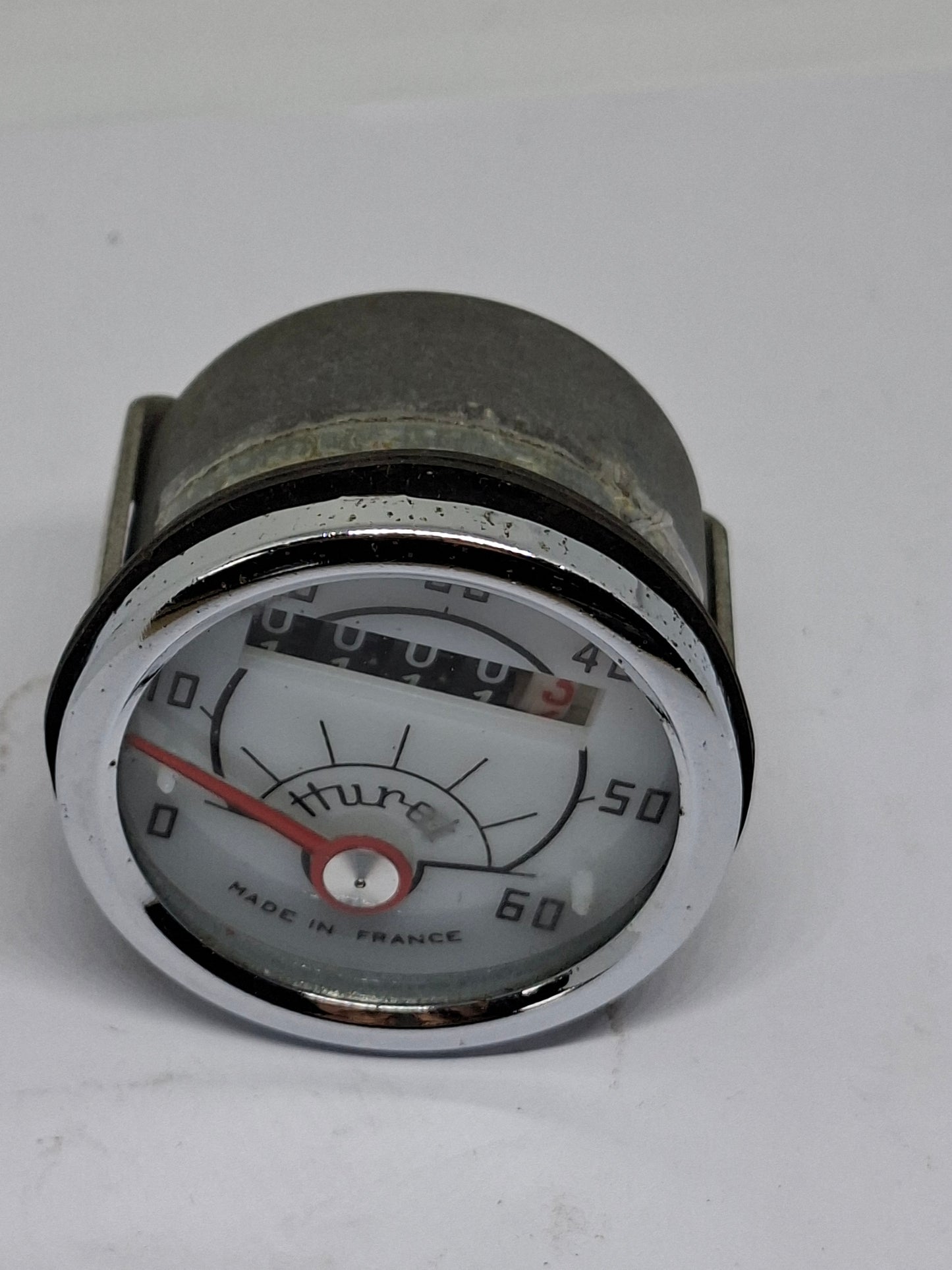 Kilometerteller Tomos 4L huret 0-60 km NOS wit