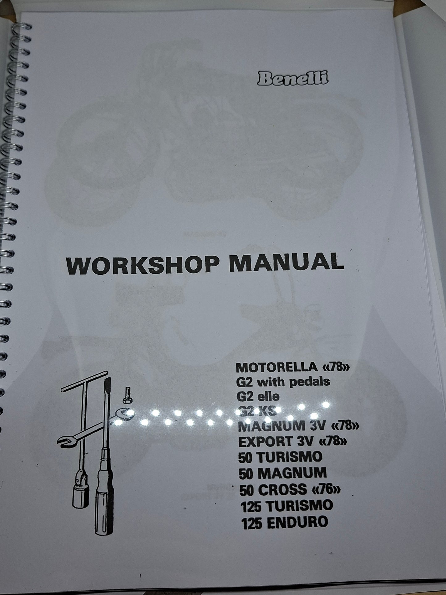 Workshop Manual Benelli / MotoBi / Moto Guzzi 50 - 125cc