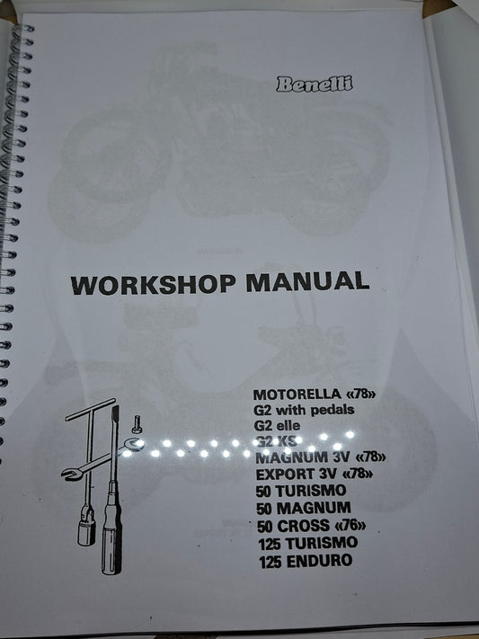 Workshop Manual Benelli / MotoBi / Moto Guzzi 50 - 125cc