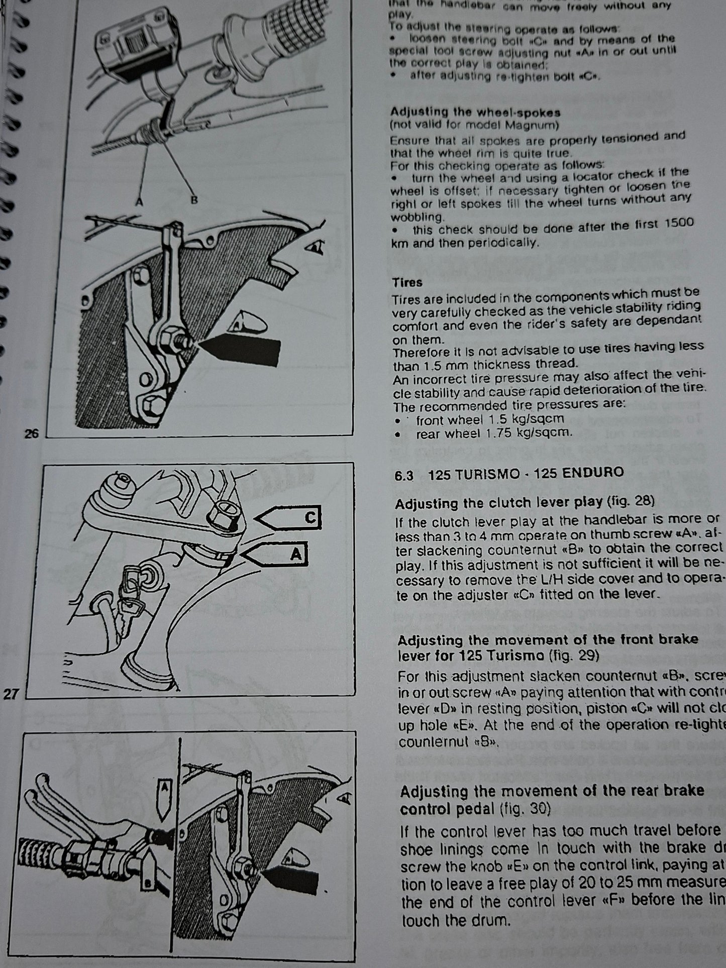 Workshop Manual Benelli / MotoBi / Moto Guzzi 50 - 125cc