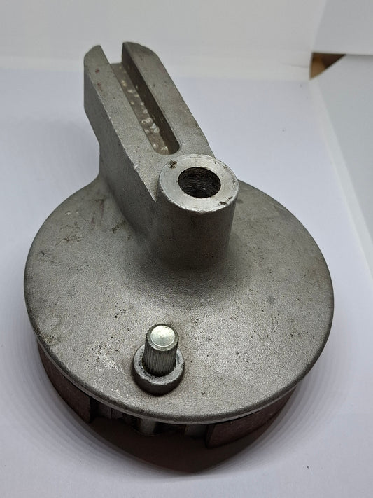 Remankerplaat achterwiel NOS Grimeca compleet met remsegmenten