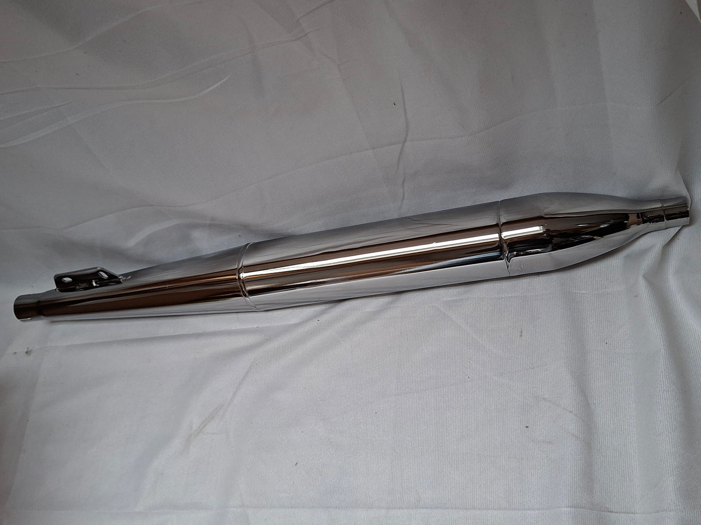 Uitlaatdemper universeel Tomos 2L 3L 4L 28mm sigaar chroom