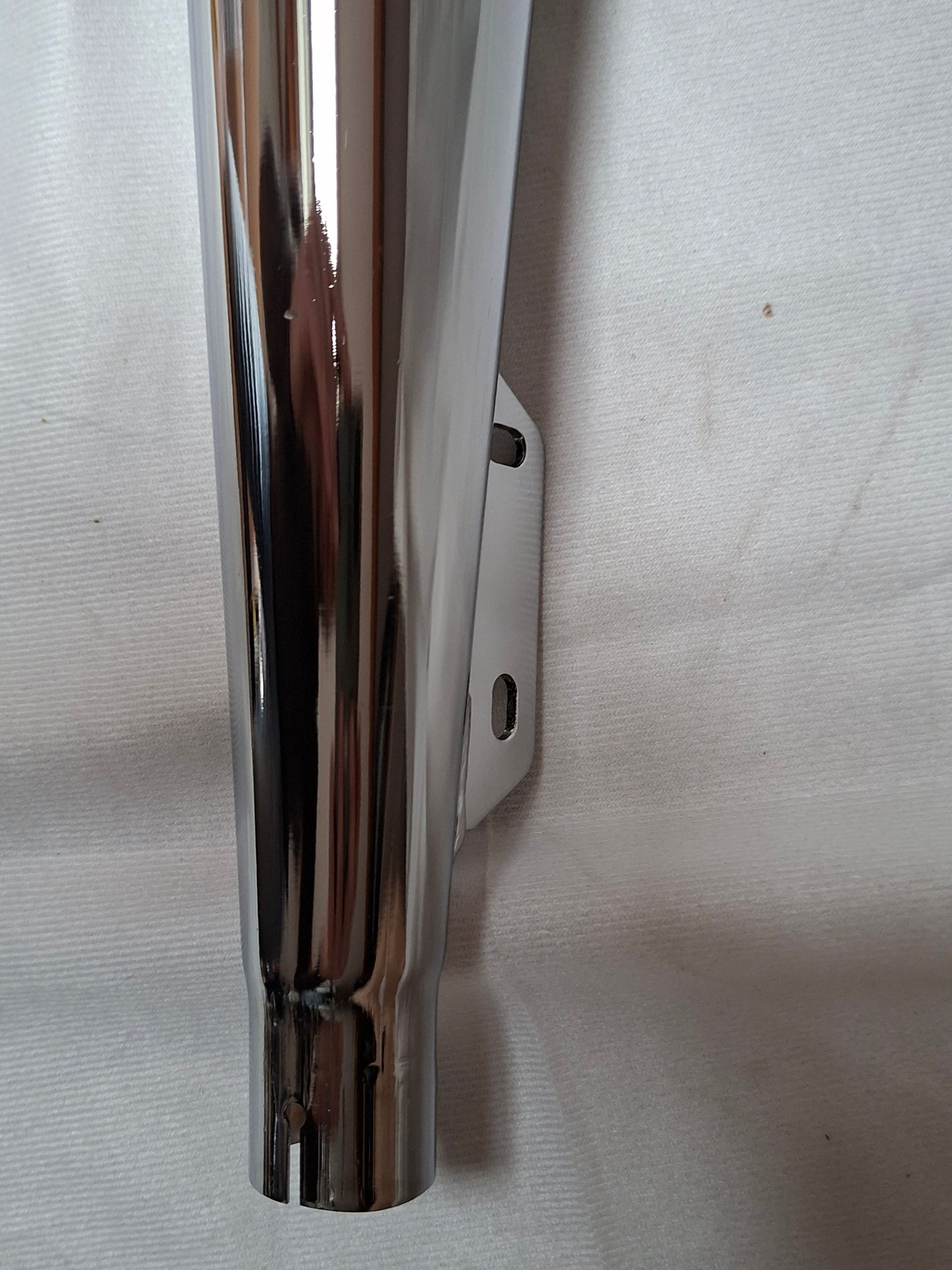 Uitlaatdemper universeel Tomos 2L 3L 4L 28mm sigaar chroom