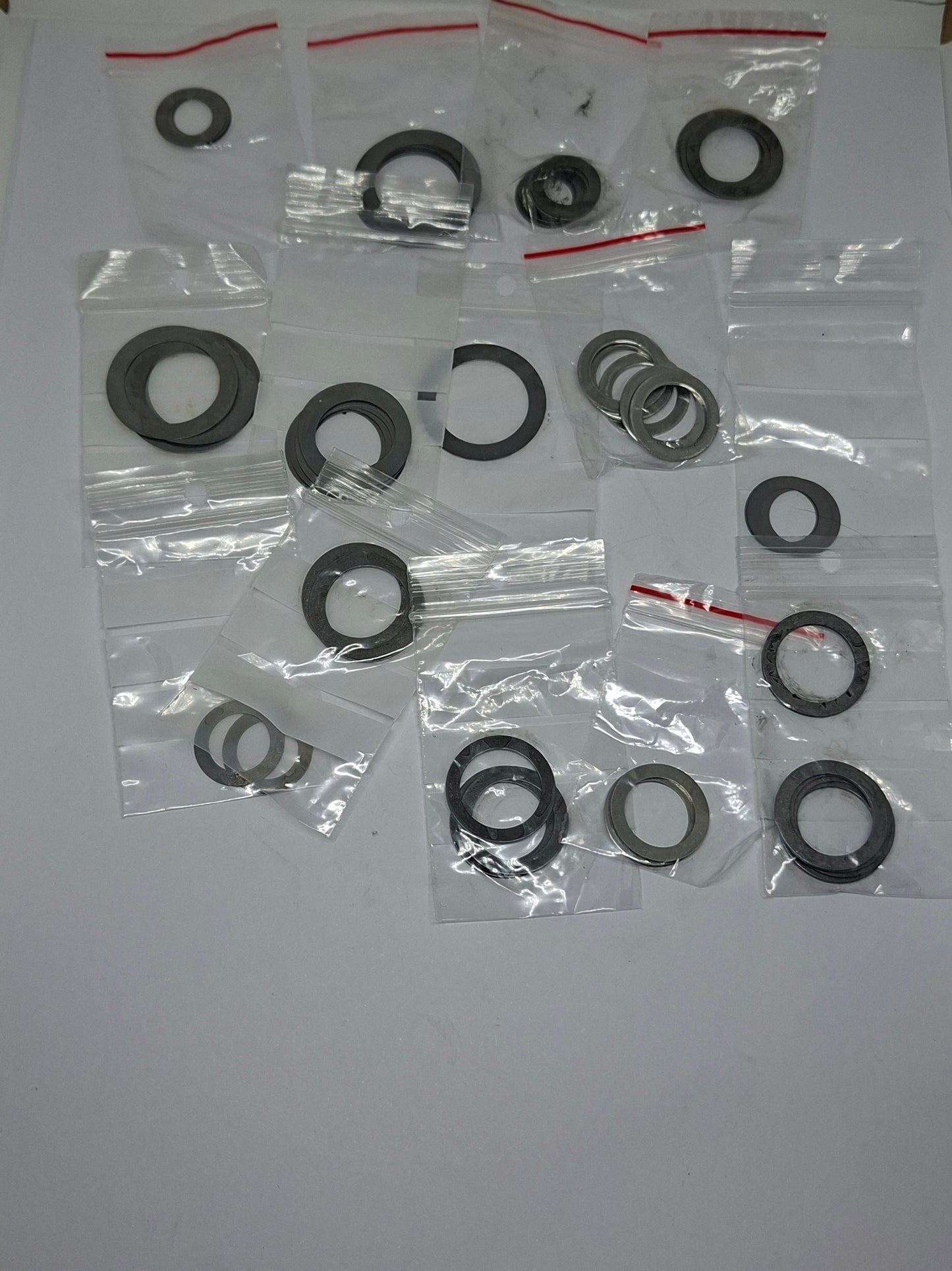 Shim Set Universeel 62-Delig – Afstelringen voor Diverse Bromfietsen