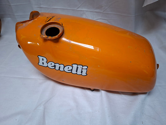Benzinetank Benelli / MotoBi / Guzzi 50 Cross Oranje NOS