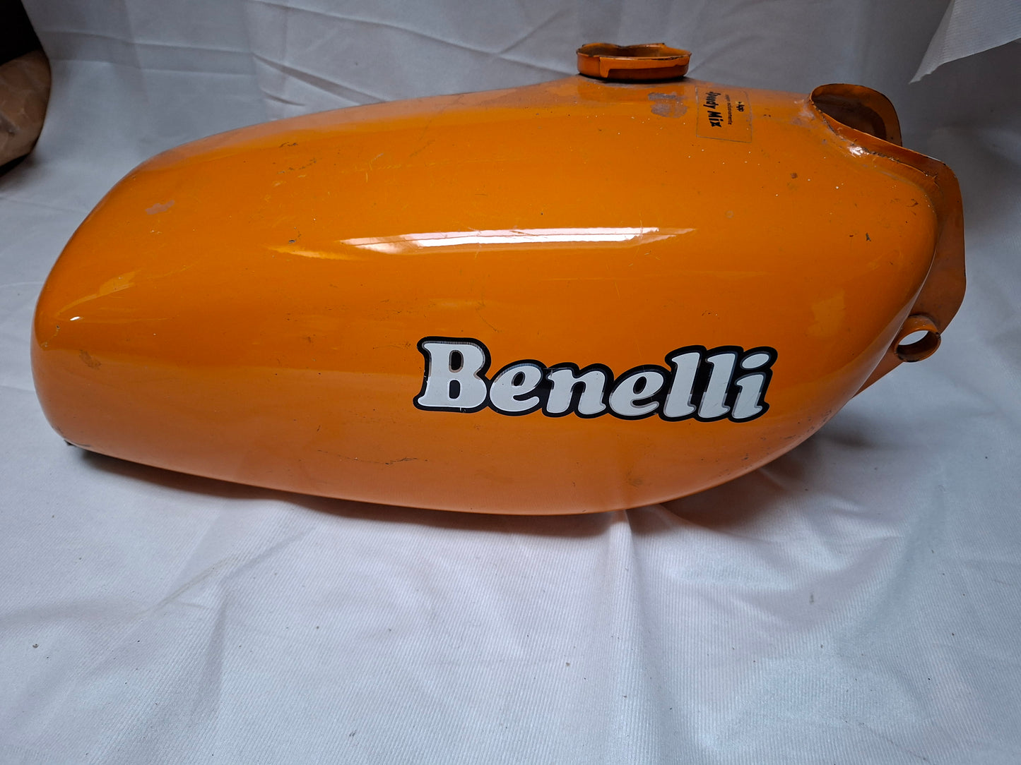 Benzinetank Benelli / MotoBi / Guzzi 50 Cross Oranje NOS