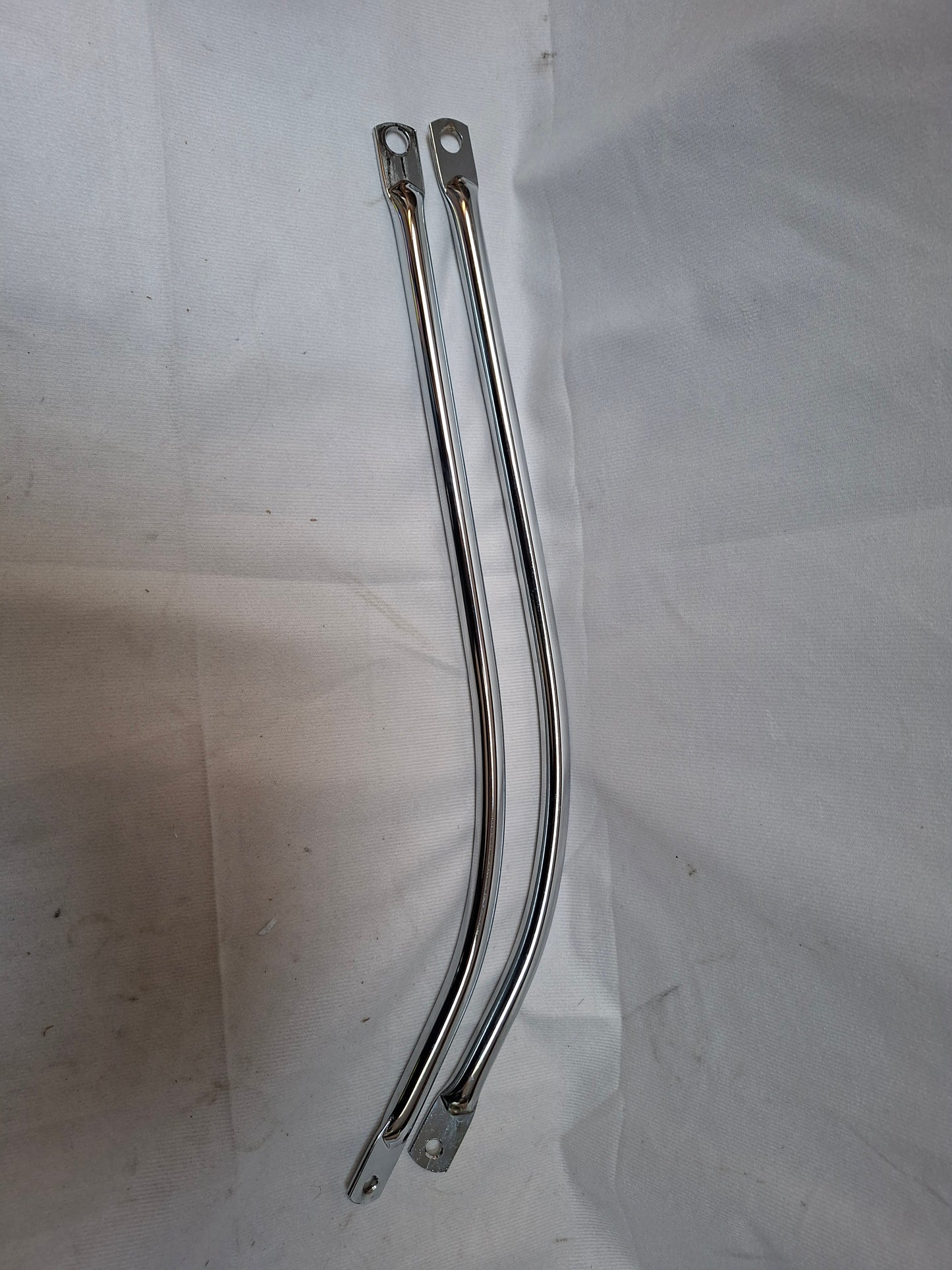 Achterspatbord / frame buis SET Tomos verchroomd kort model