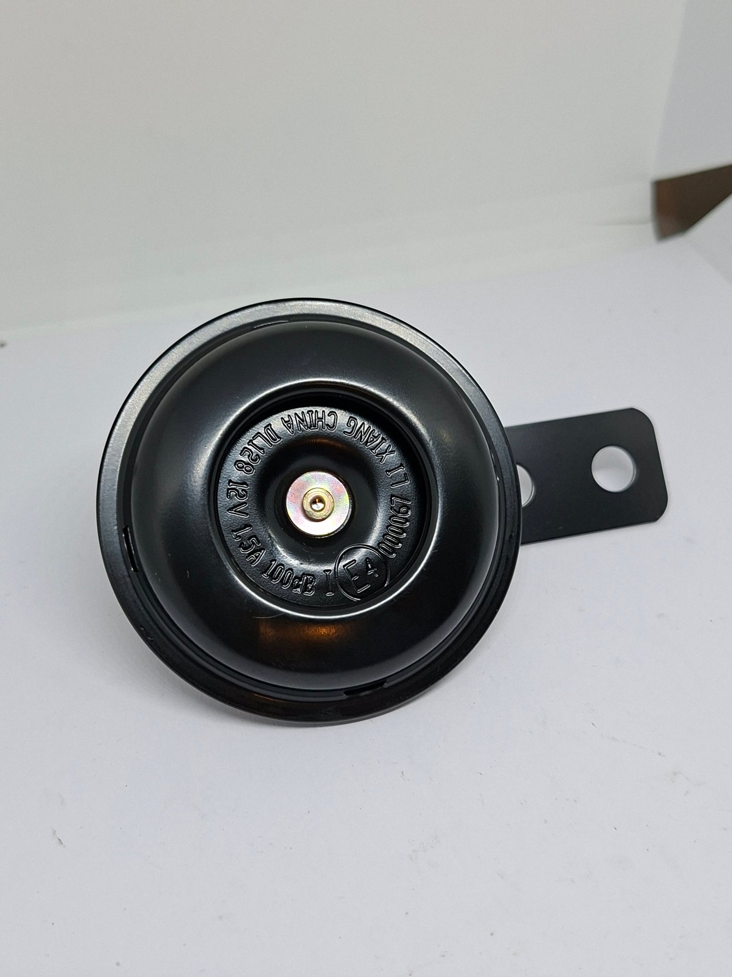 Claxon rond zwart 12 volt DC