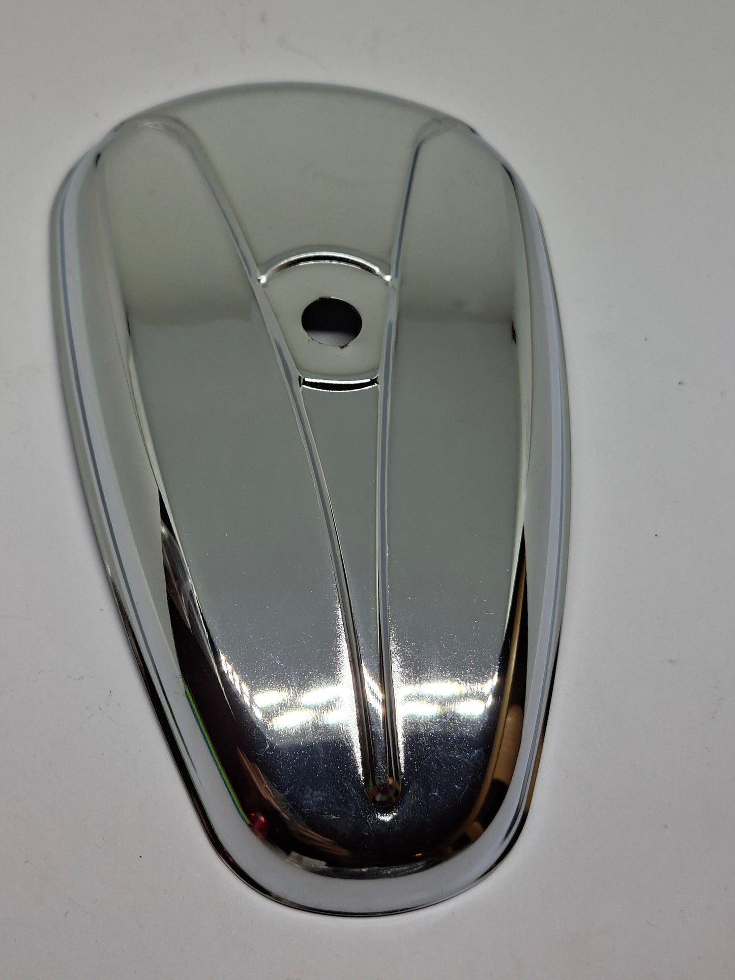 Gereedschapdeksel tank chroom Tomos 4L