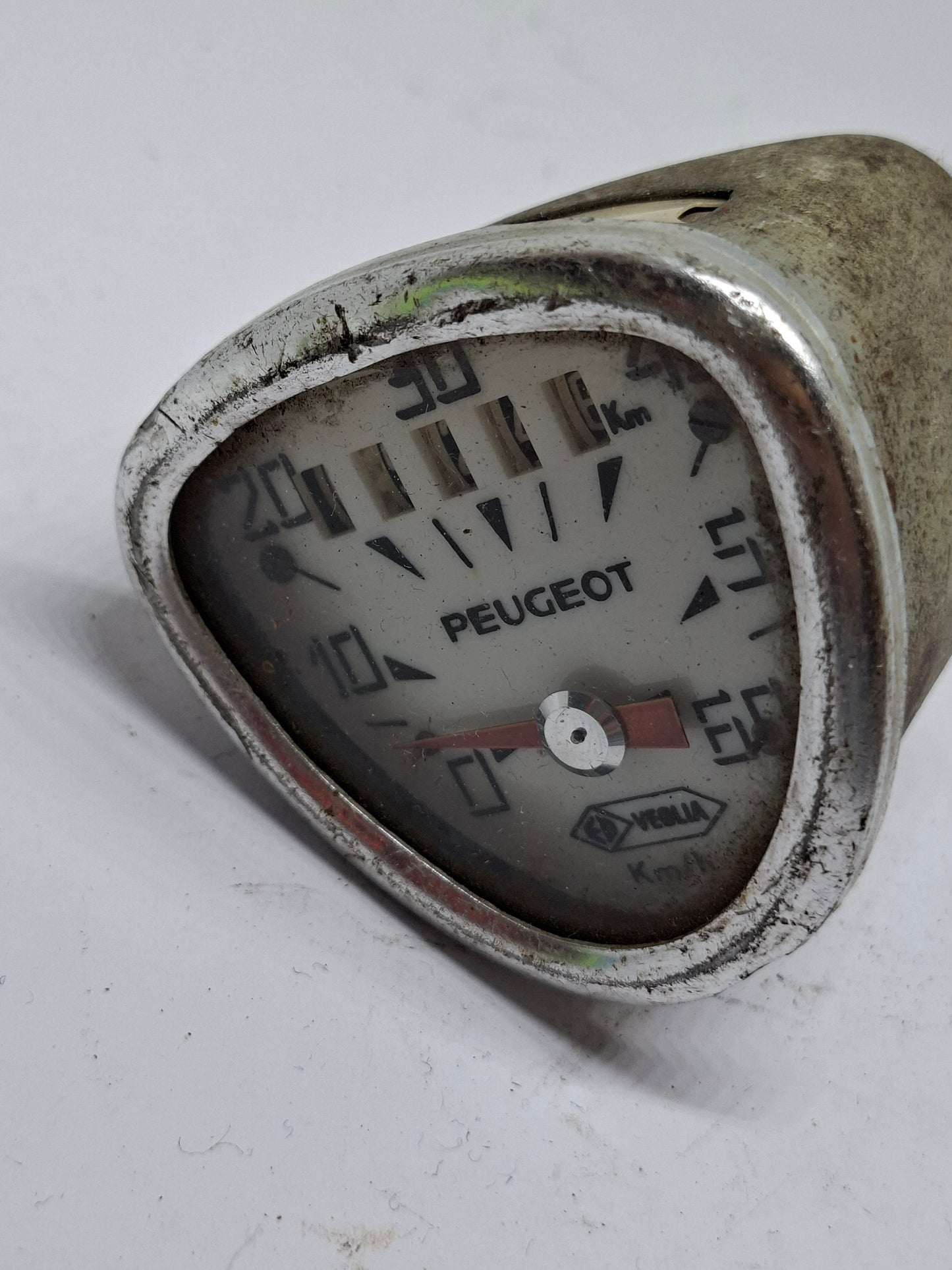 Kilometerteller Peugeot 60km/u wit