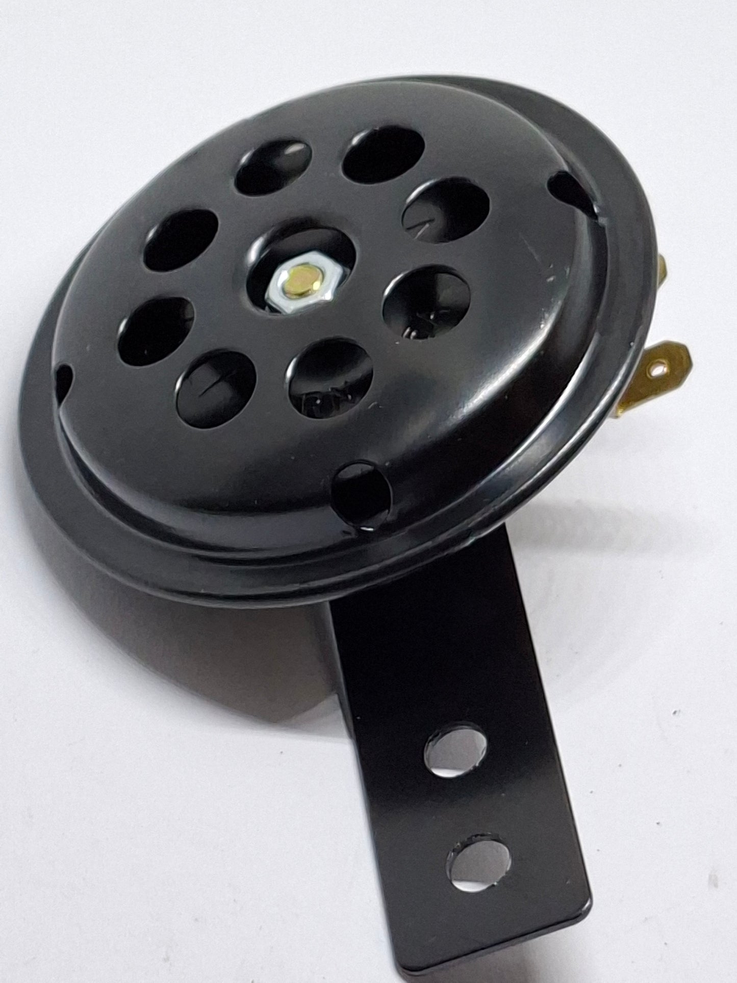 Claxon rond zwart 6 volt