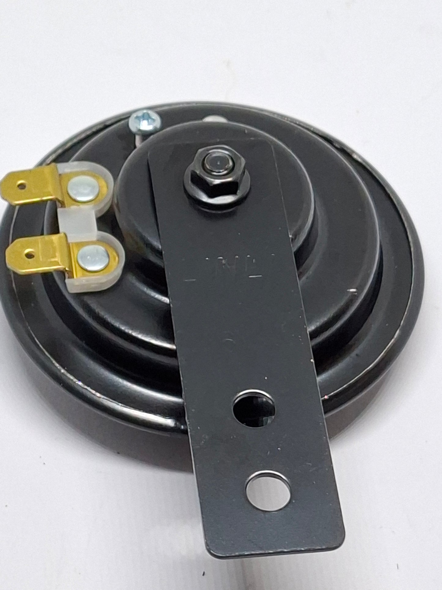 Claxon rond zwart 6 volt