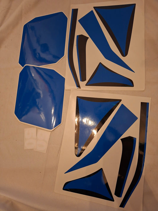 Stickerset Tomos NTX50 blauw