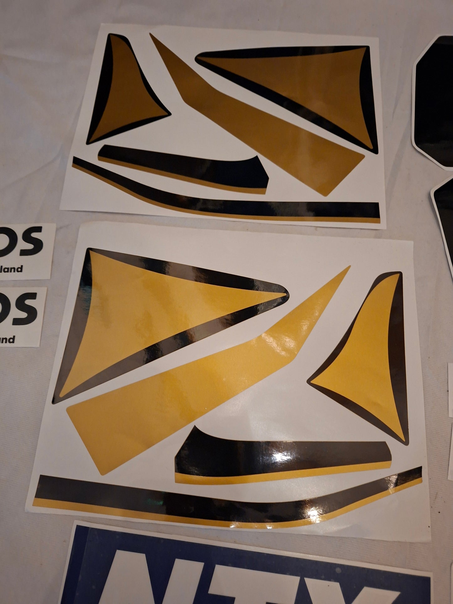 Stickerset Tomos NTX50 goud