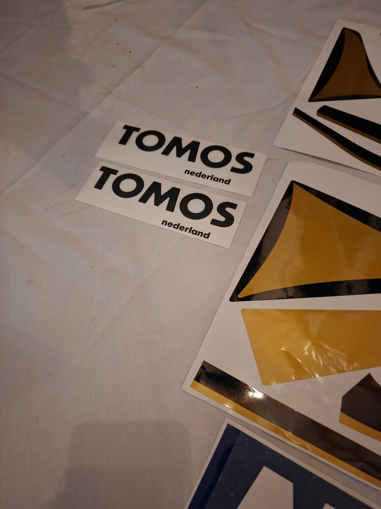 Stickerset Tomos NTX50 goud