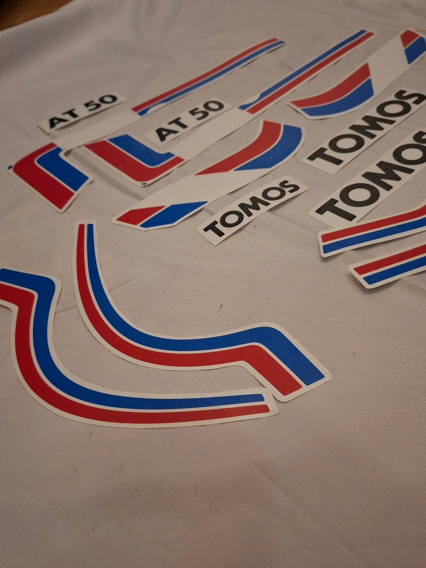 Stickerset Tomos AT50 als origineel