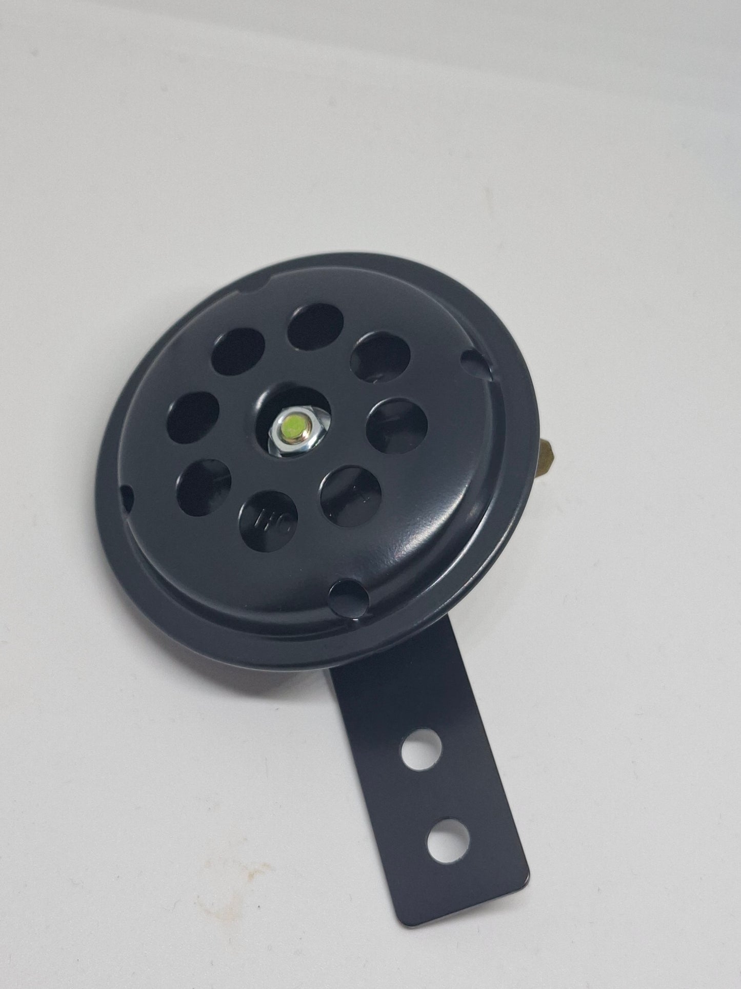 Claxon rond zwart 12 volt DC