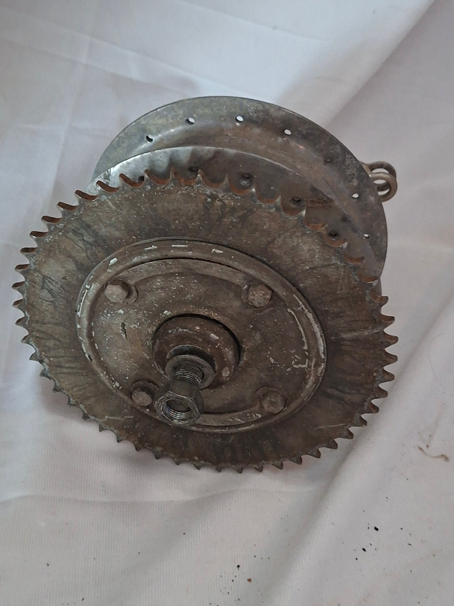 Grimeca Achterwielnaaf Groot (136mm) – Compleet met Remankerplaat