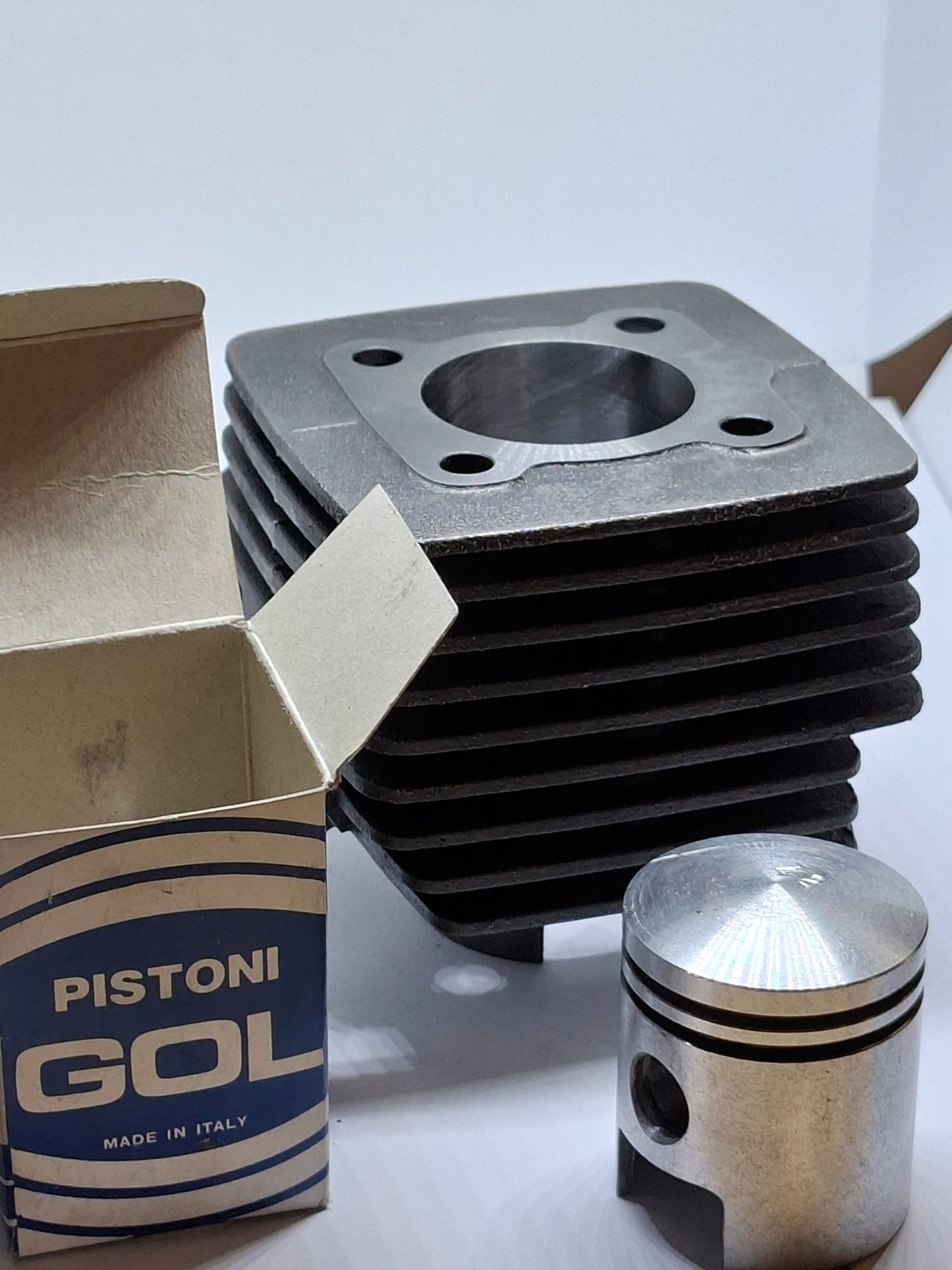 Cilinder Tomos 4L 4TL 42mm 60cc met complete zuiger zonder aangepaste kop