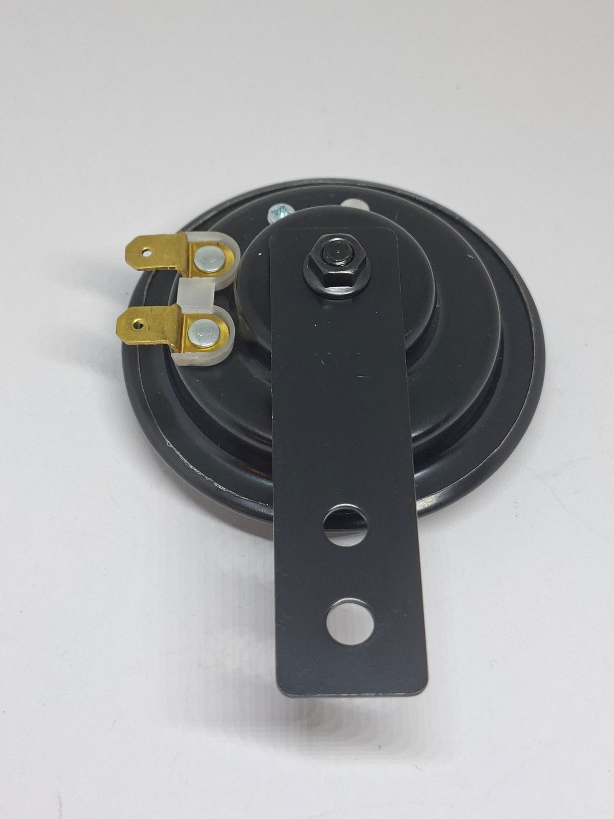 Claxon rond zwart 6 volt