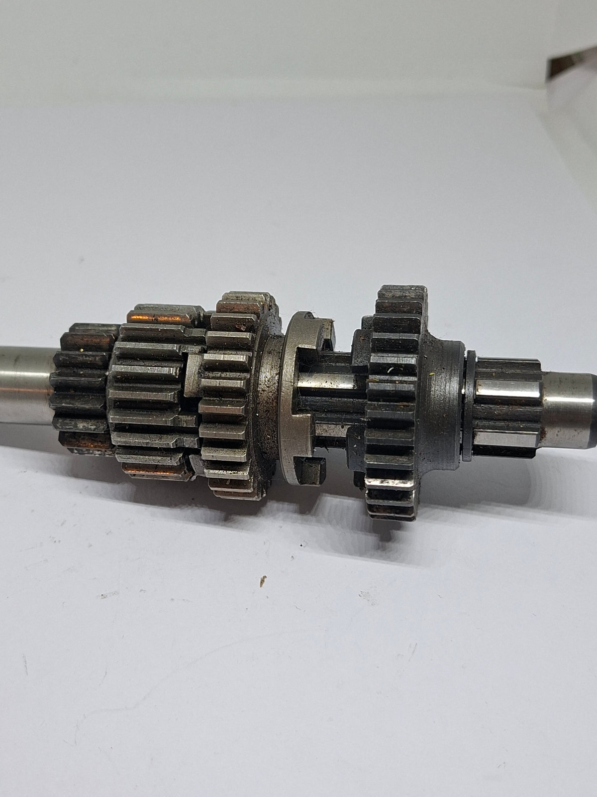 Hoofdas Benelli / MotoBi / Moto Guzzi compleet (2)