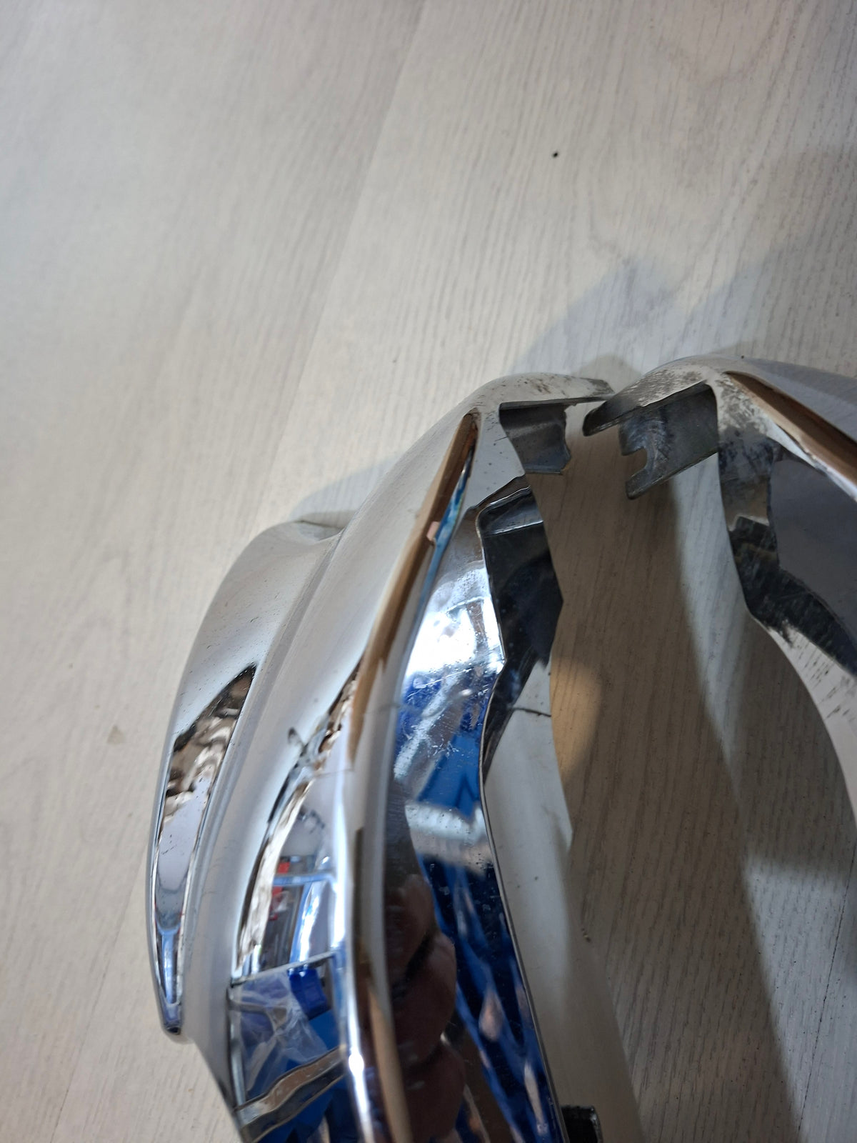 Zijschermset chroom Tomos Revival links / rechts 2e hands