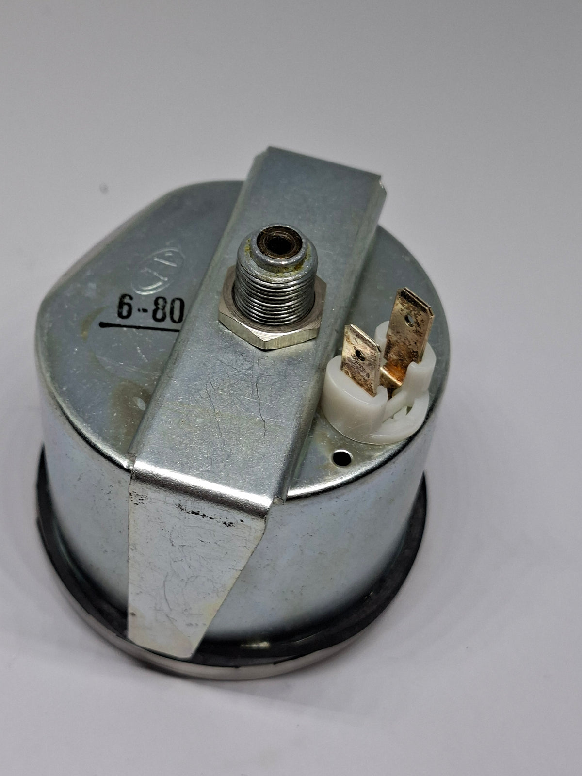 Kilometerteller CEV 0-80 km NOS 60mm chroom rand, metalen behuizing