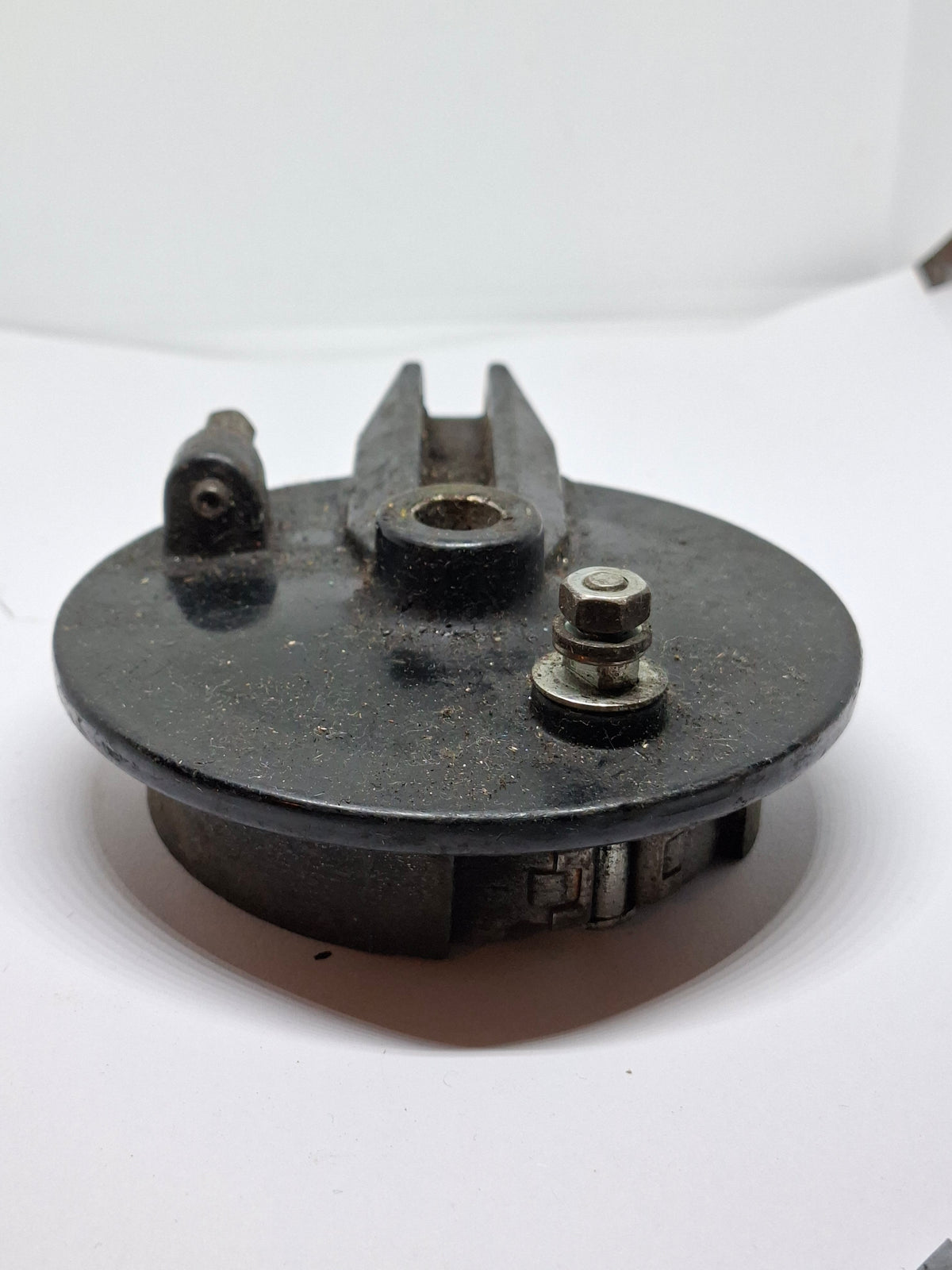 Remankerplaat Tomos A35 / A3 zwart 110mm (2e hands)
