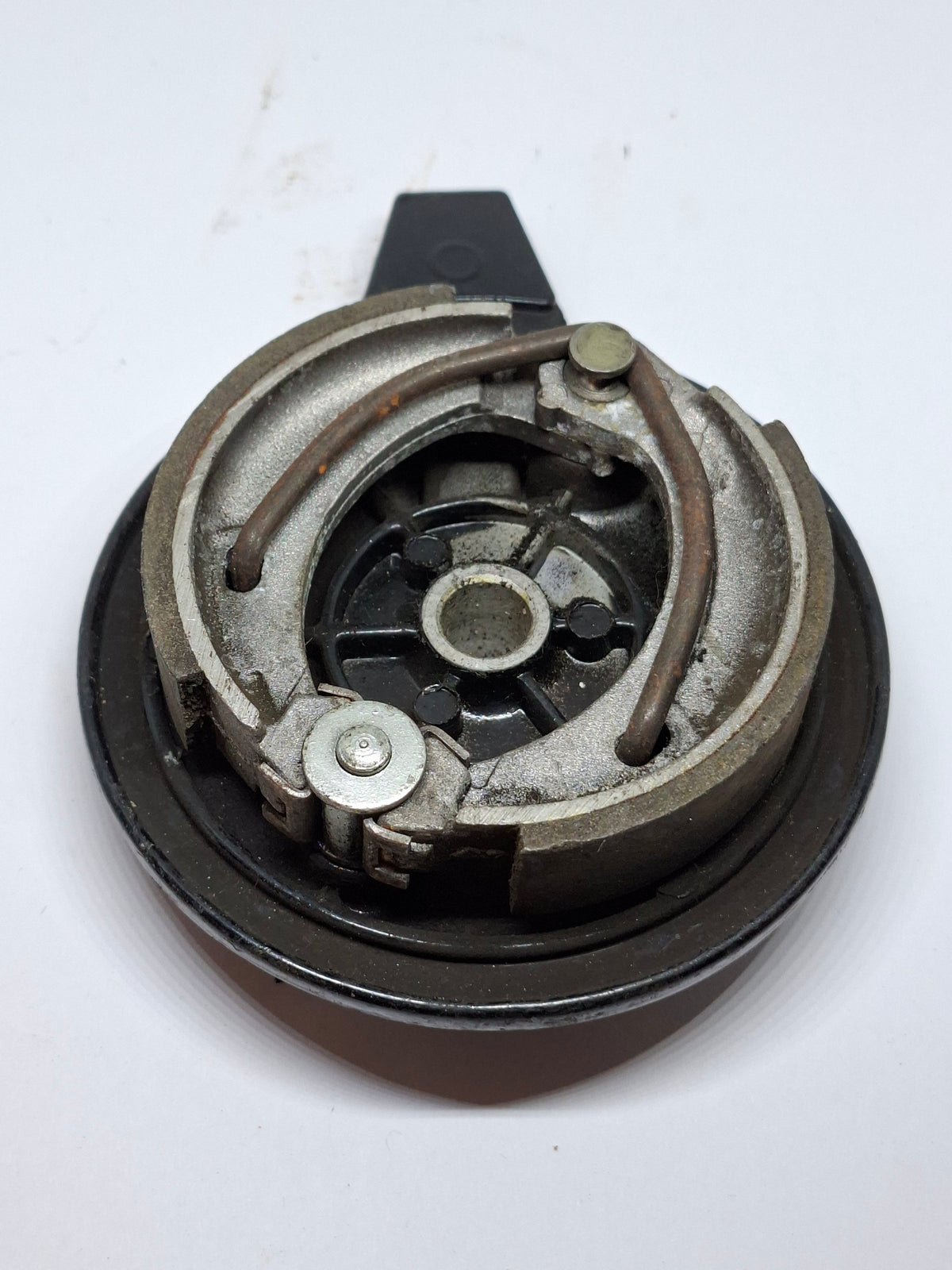 Remankerplaat Tomos A35 / A3 zwart 110mm (2e hands)