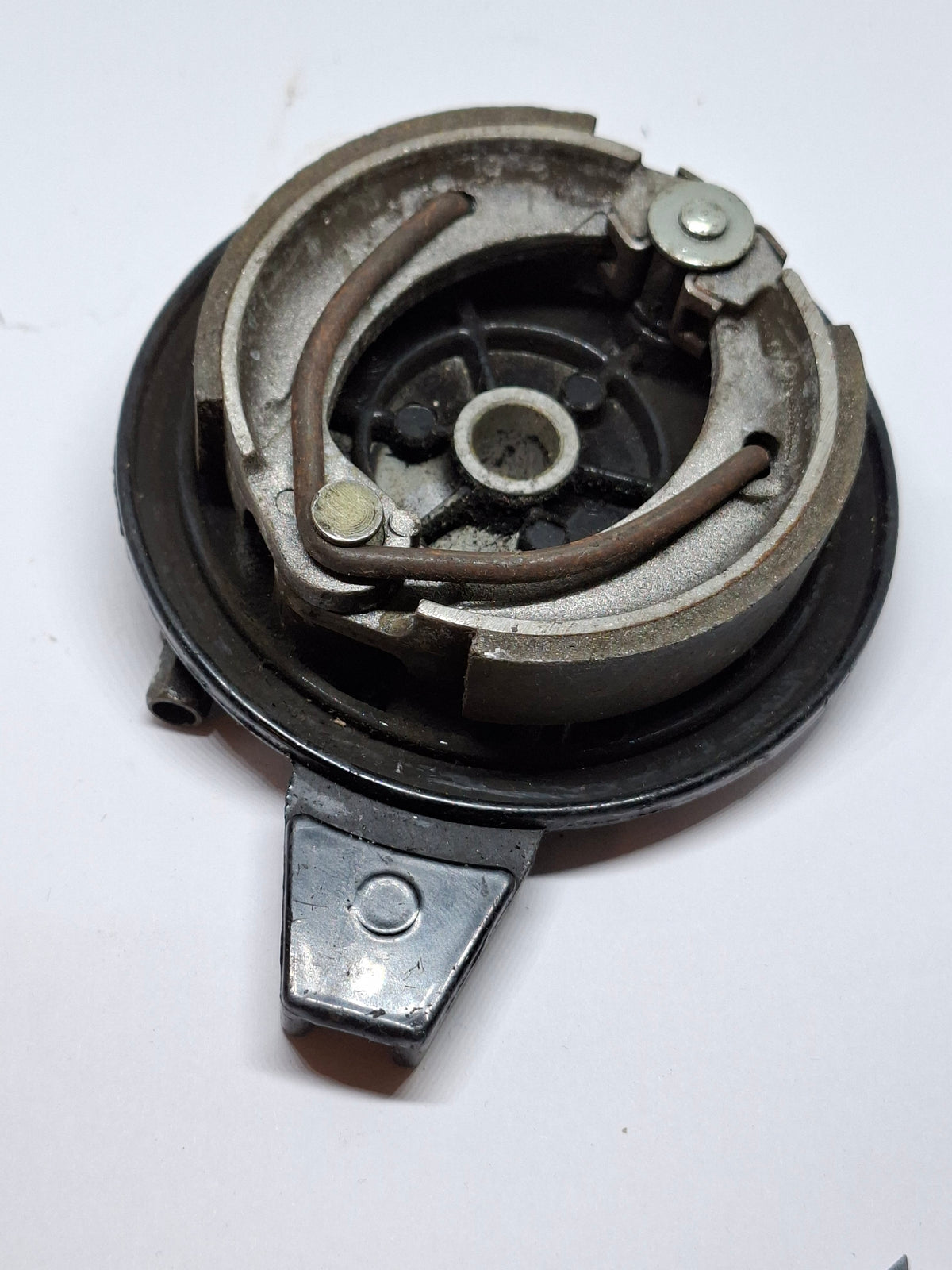 Remankerplaat Tomos A35 / A3 zwart 110mm (2e hands)