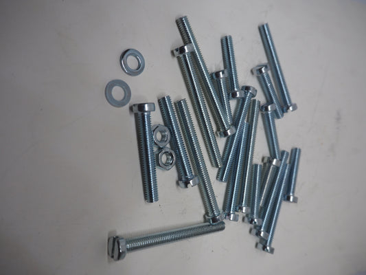 Motorblokbout set Tomos 4L, 4TL, AT50, ATX, NTX, Sprint Electronic 4/5 Versnellingen, BT50 schroevendraaier plat