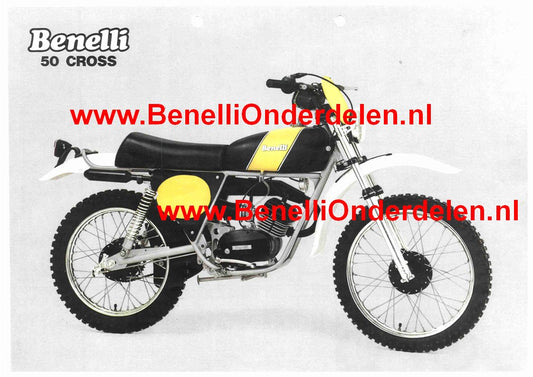 Folder Benelli 50 Cross zwart / geel