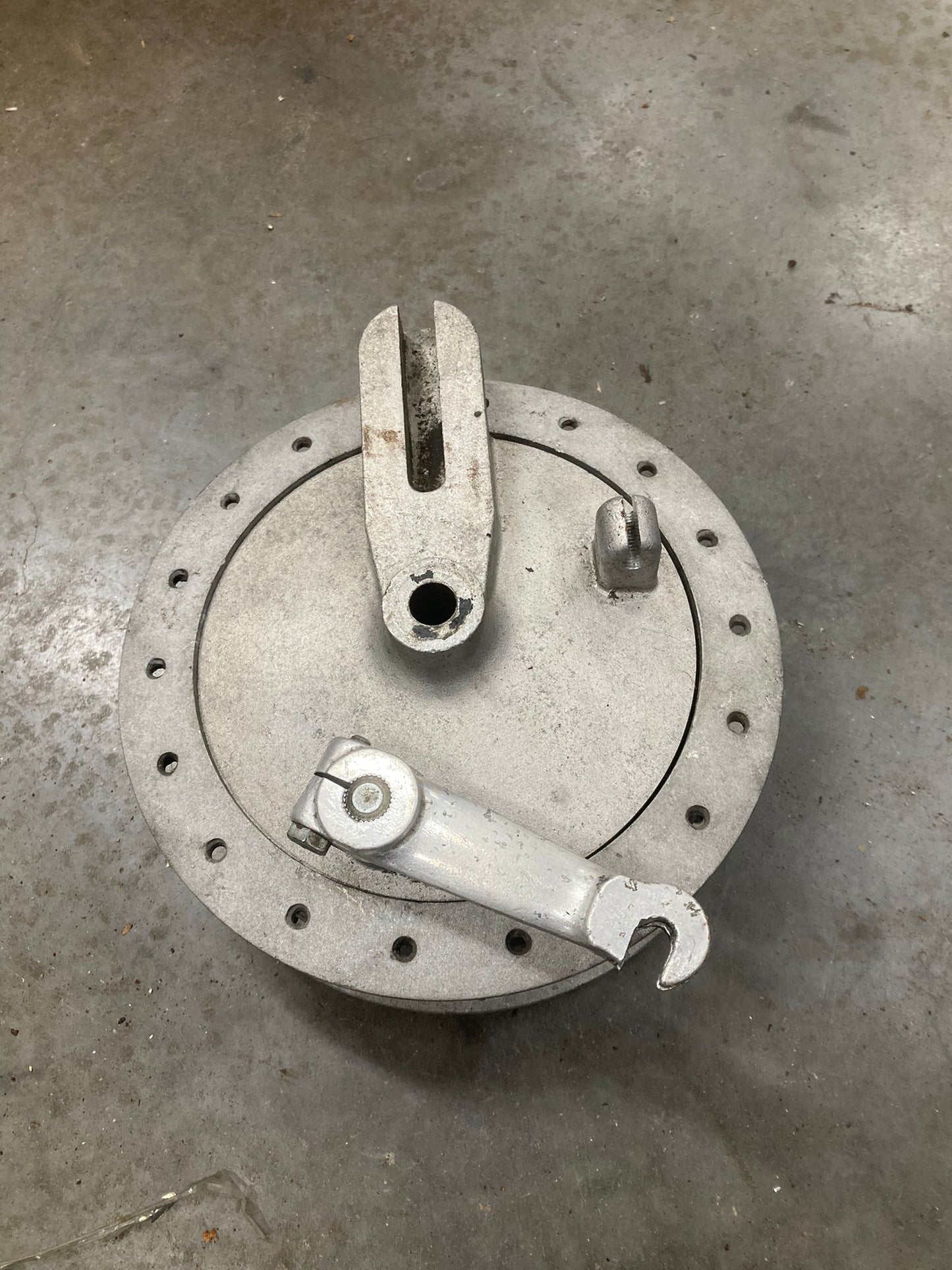 Voornaaf compleet groot Grimeca Benelli / Motobi / Guzzi gestraald