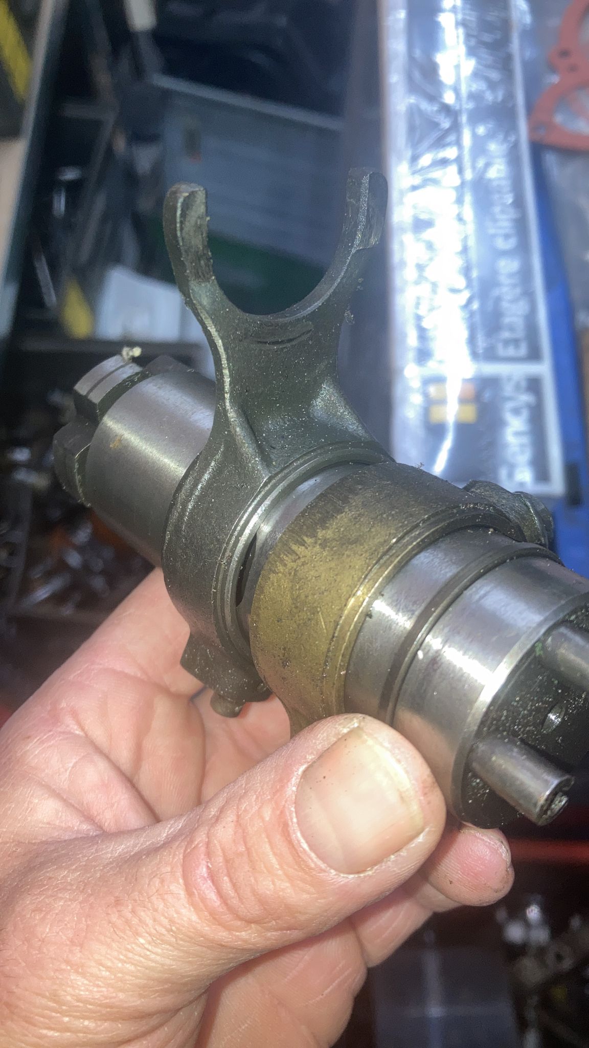 Schakelvork Benelli staal