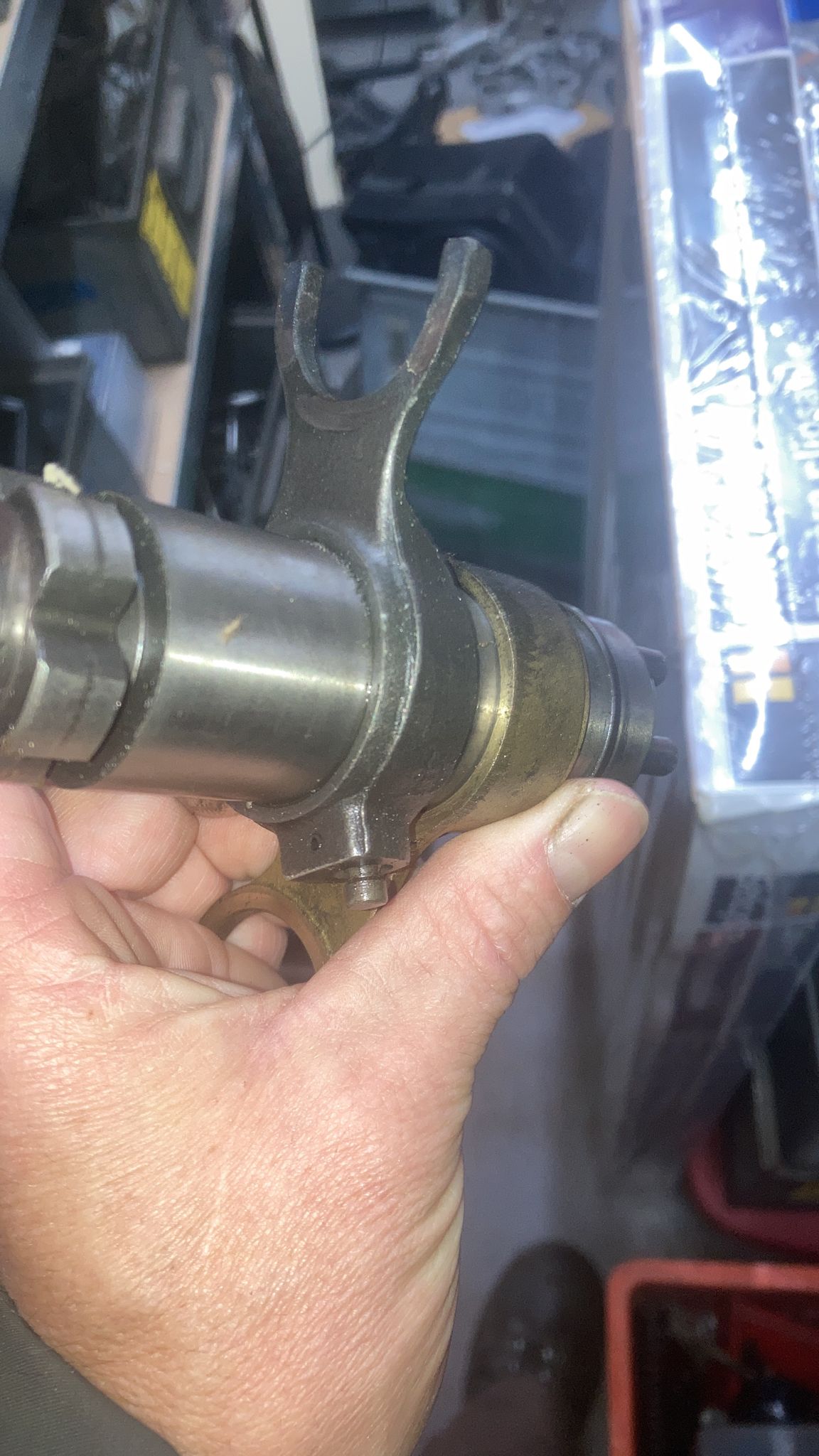 Schakelvork Benelli staal