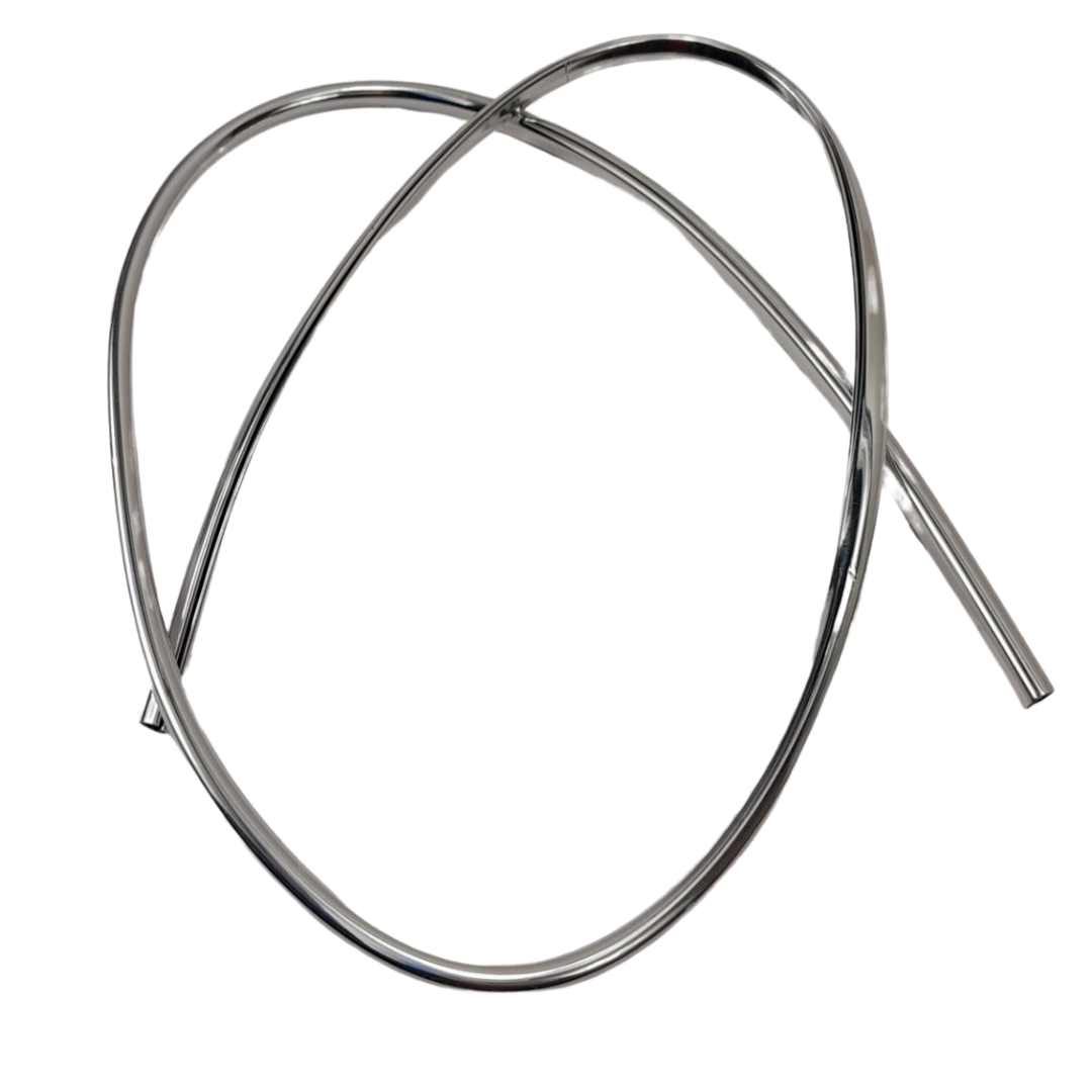 Sierstrip Verchroomd – 1 Meter – U-Shape met Lijmlaag (Universeel)