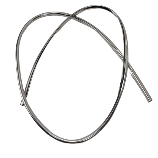 Sierstrip Verchroomd – 1 Meter – U-Shape met Lijmlaag (Universeel)